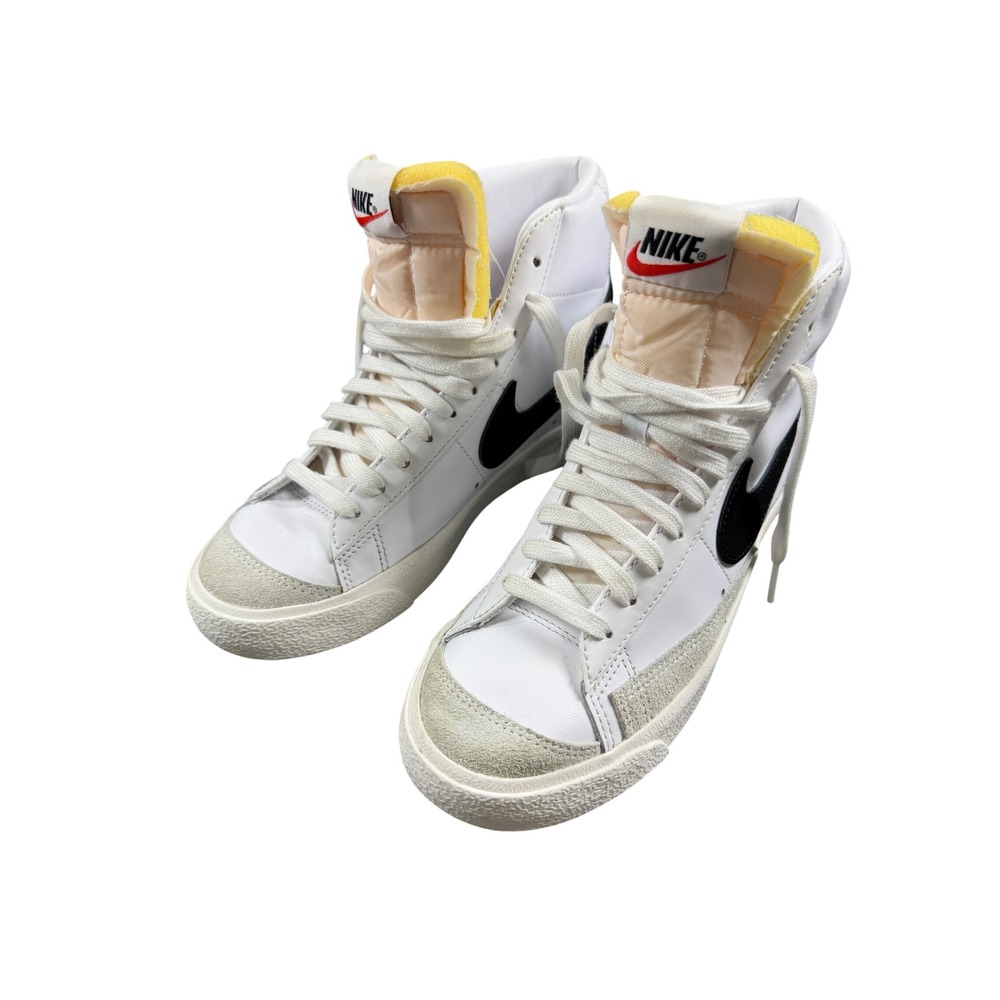 Nike Blazer Mid 77 Vintage White Black BQ6806-100 Mens High Top Sneakers